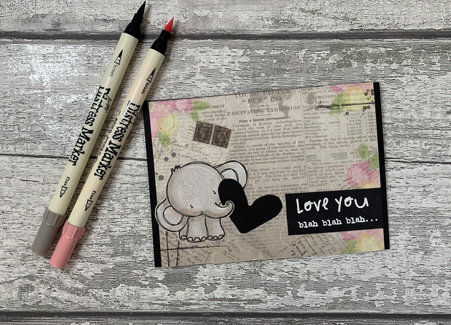 Tracey Hey "Mwah" A5 Stamp Set - Image 3