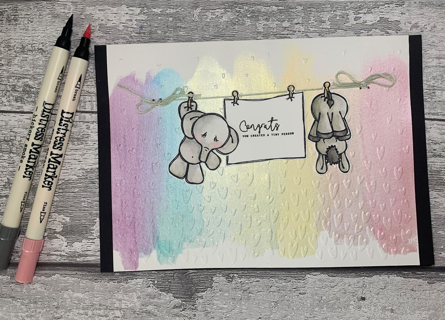 Tracey Hey "Hang In There" A5 Stamp Set - Image 7