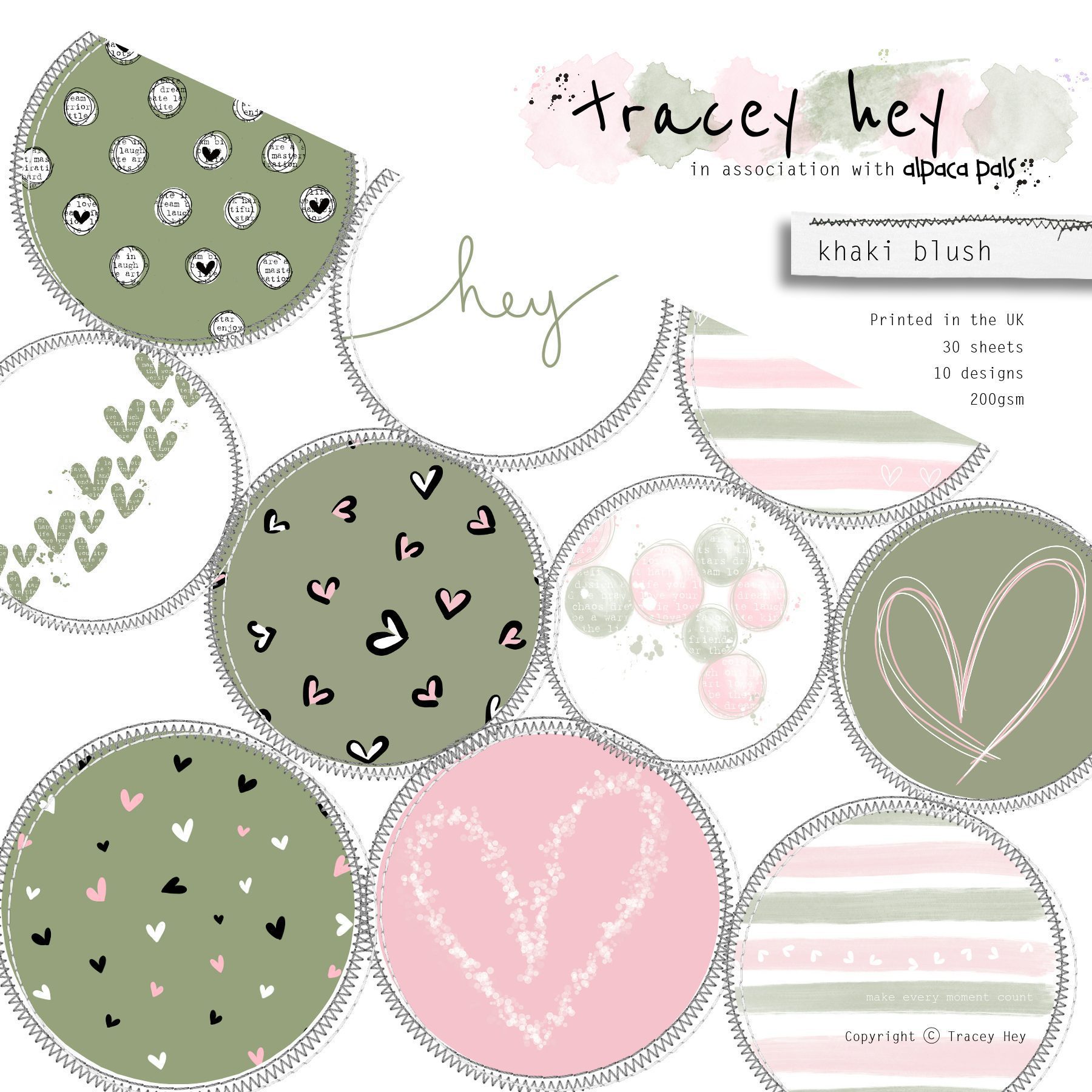 Paper Pad - Khaki Blush