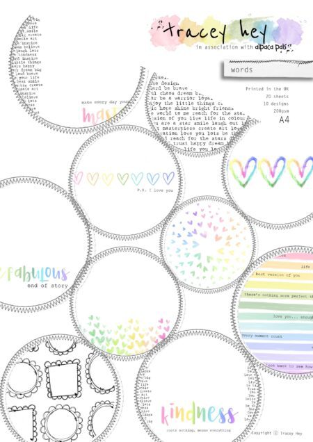 Paper Pad - A4 - Words