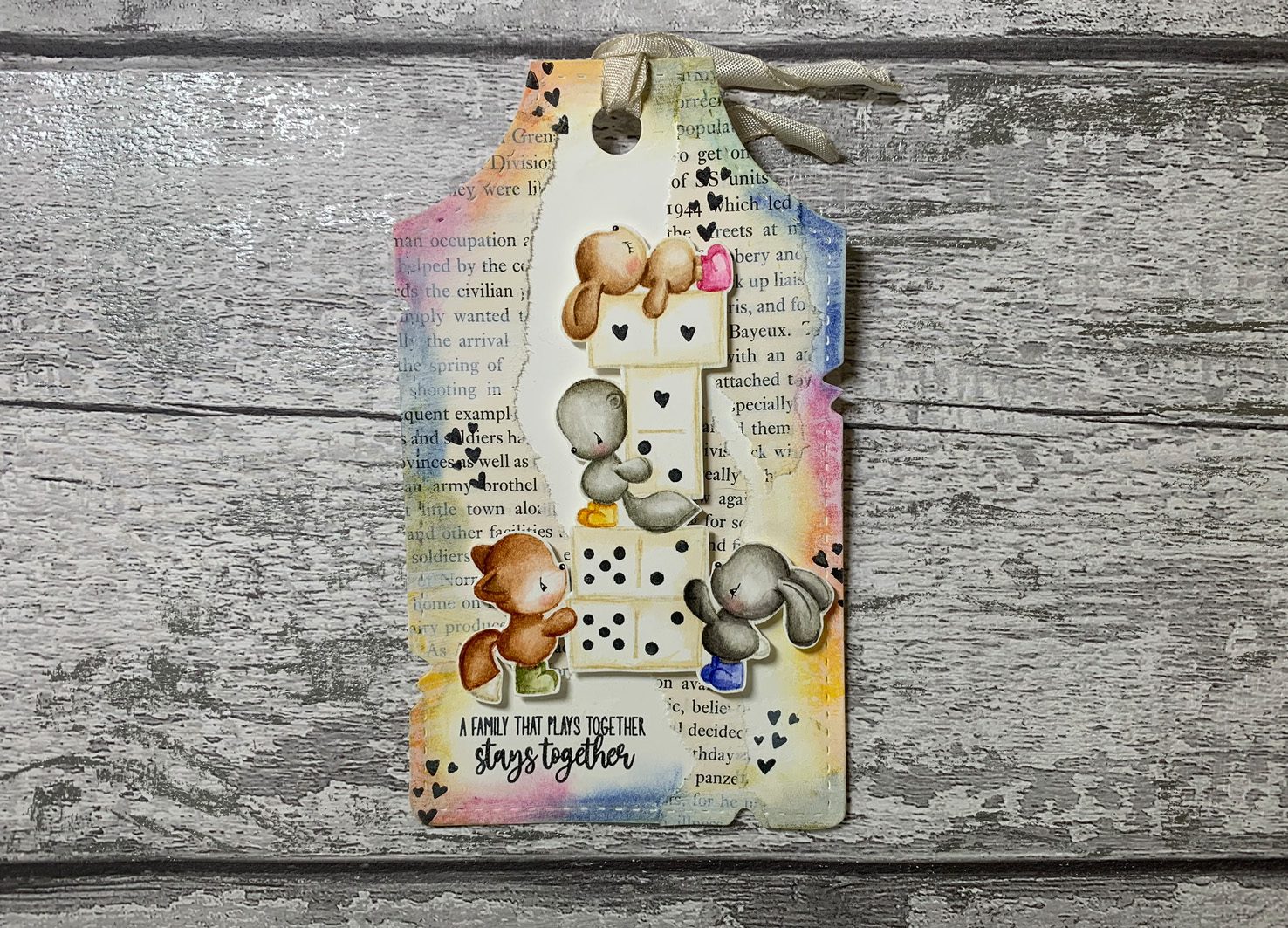 Tracey Hey "Domino" A6 Stamp Set - Image 3