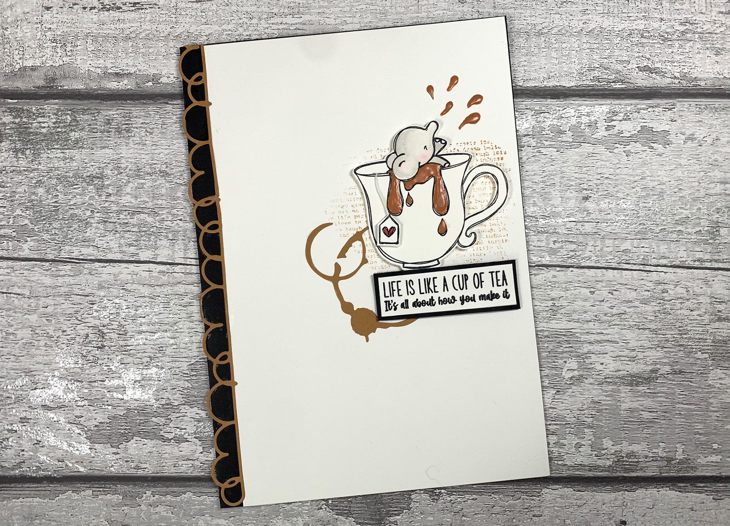 Tracey Hey "Teacup Treasures" A5 Stamp Set - Image 4