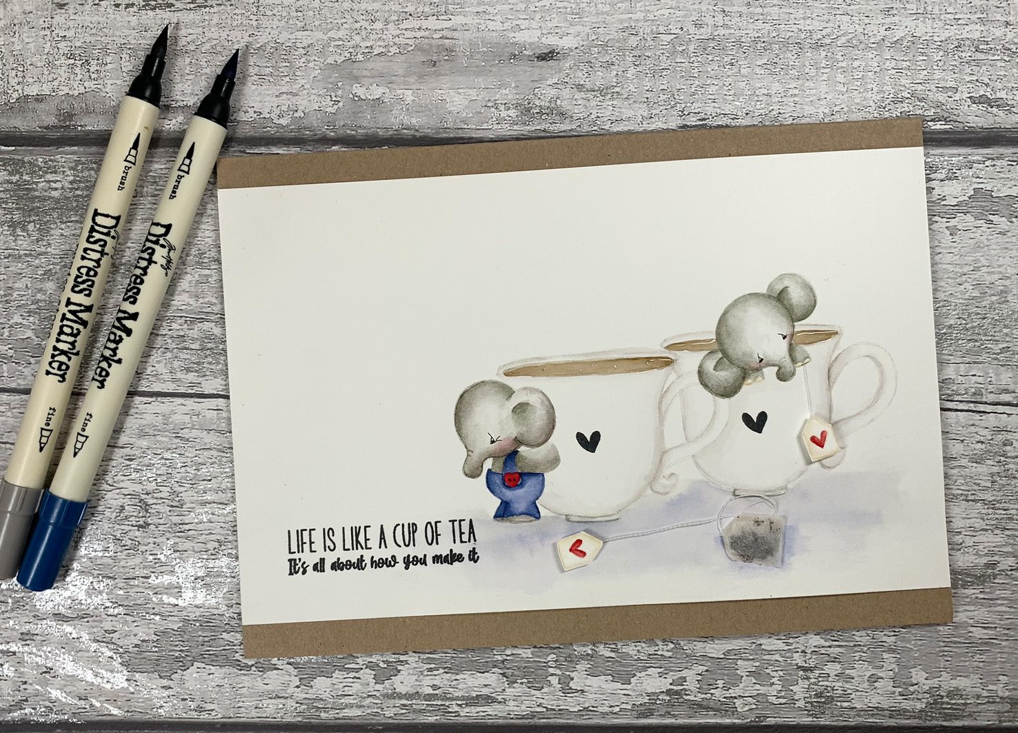 Tracey Hey "Teacup Treasures" A5 Stamp Set - Image 7
