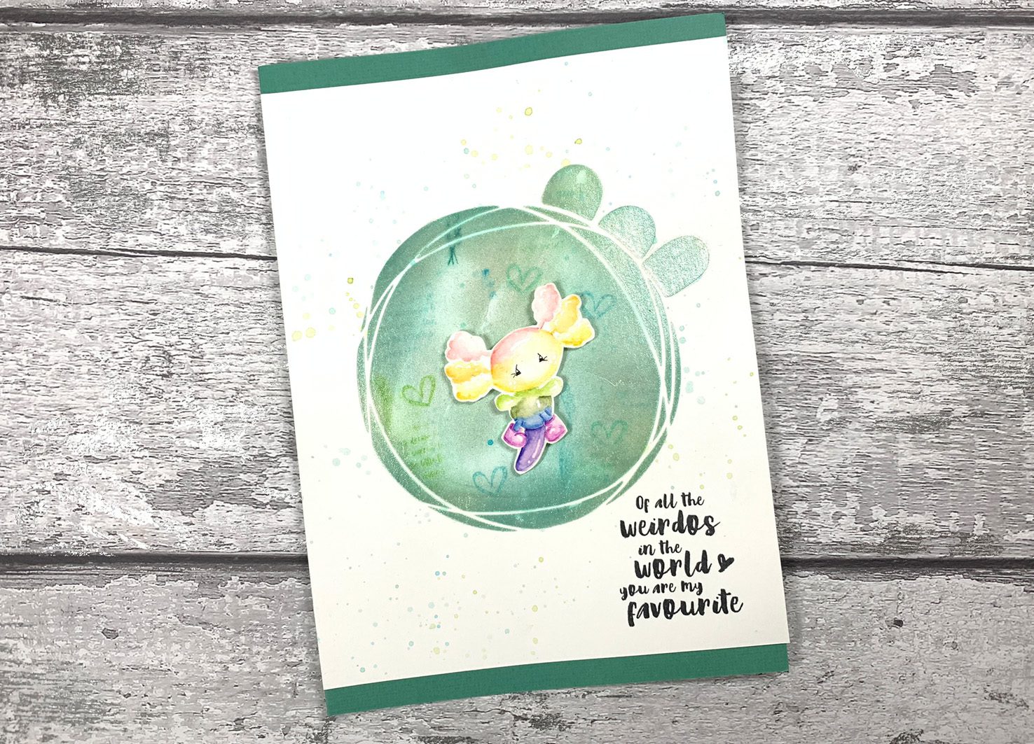 Tracey Hey "Axolotl" A6 Stamp Set - Image 3