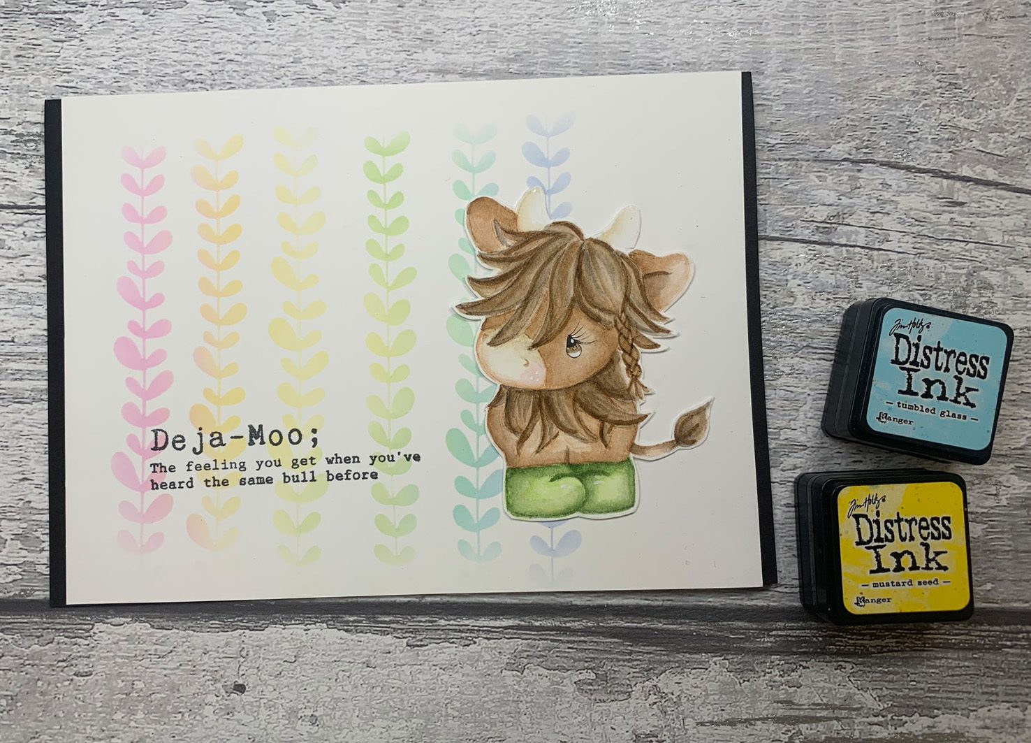 Tracey Hey "Deja-moo" A5 Stamp Set - Image 4