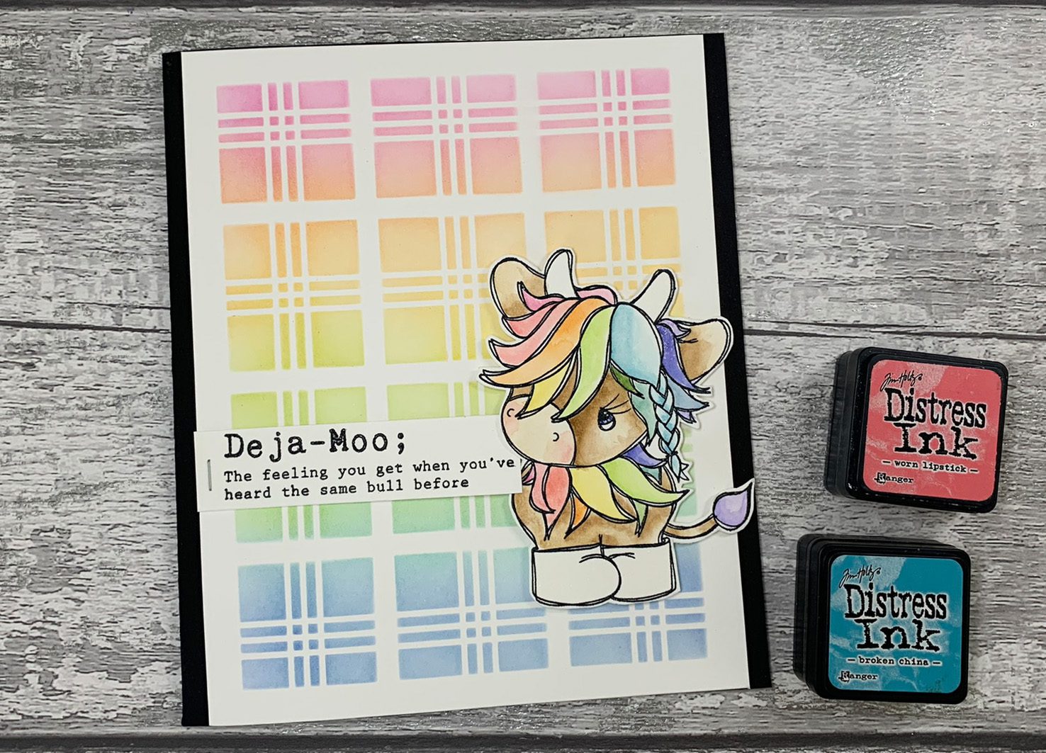 Tracey Hey "Deja-moo" A5 Stamp Set - Image 5