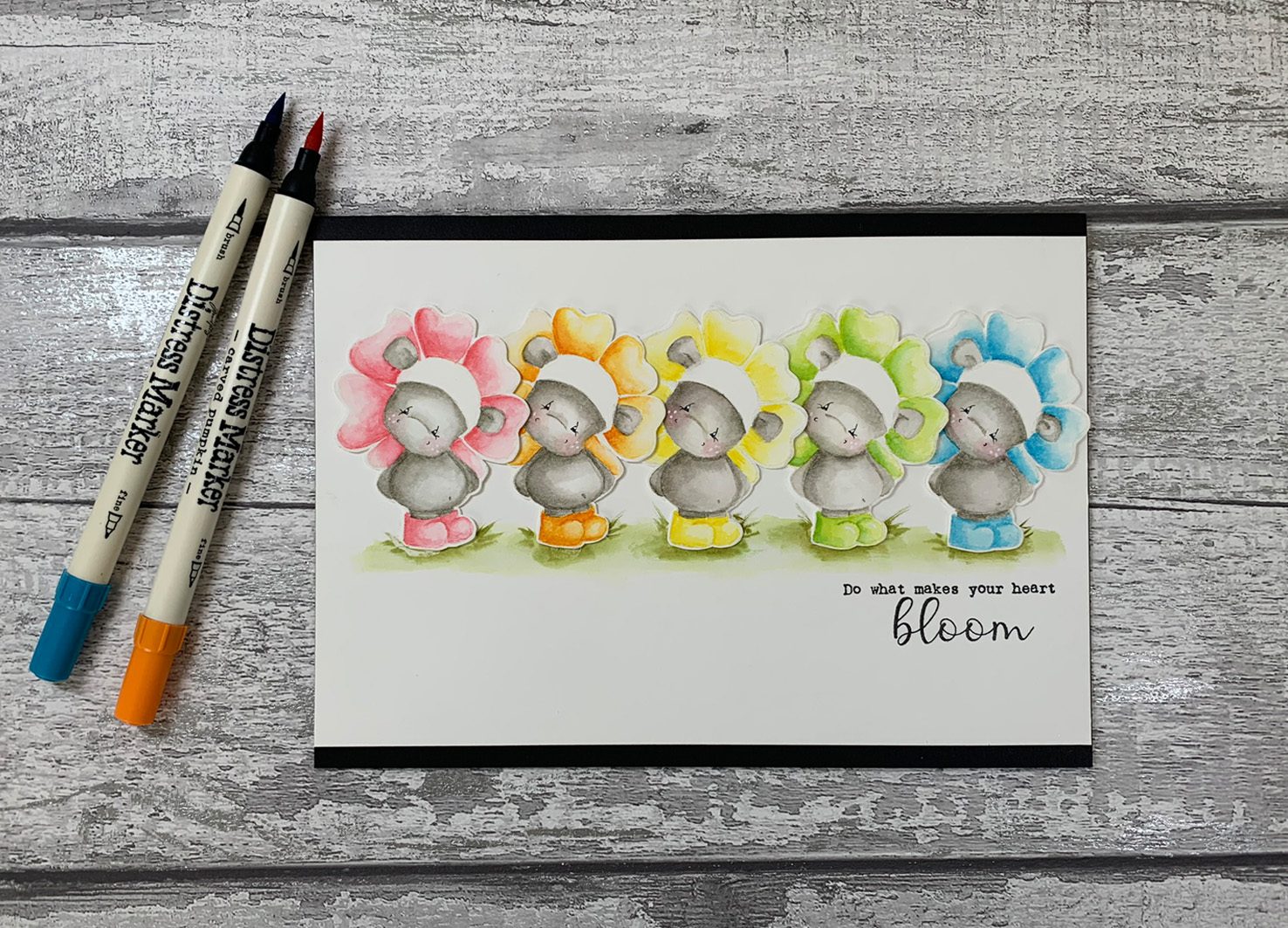 Tracey Hey "Hi Petal" A5 Stamp Set - Image 3