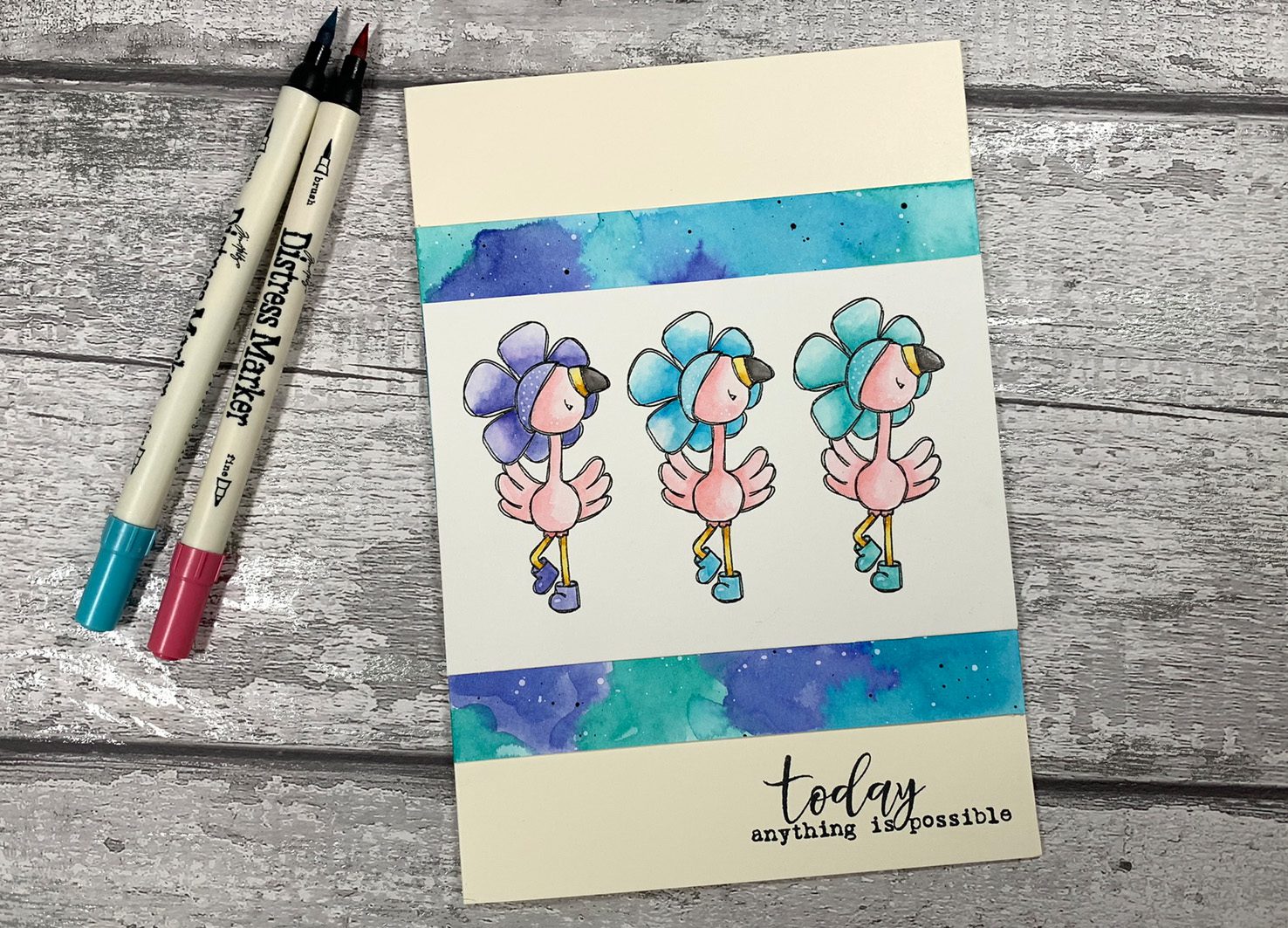 Tracey Hey "Hi Petal" A5 Stamp Set - Image 6