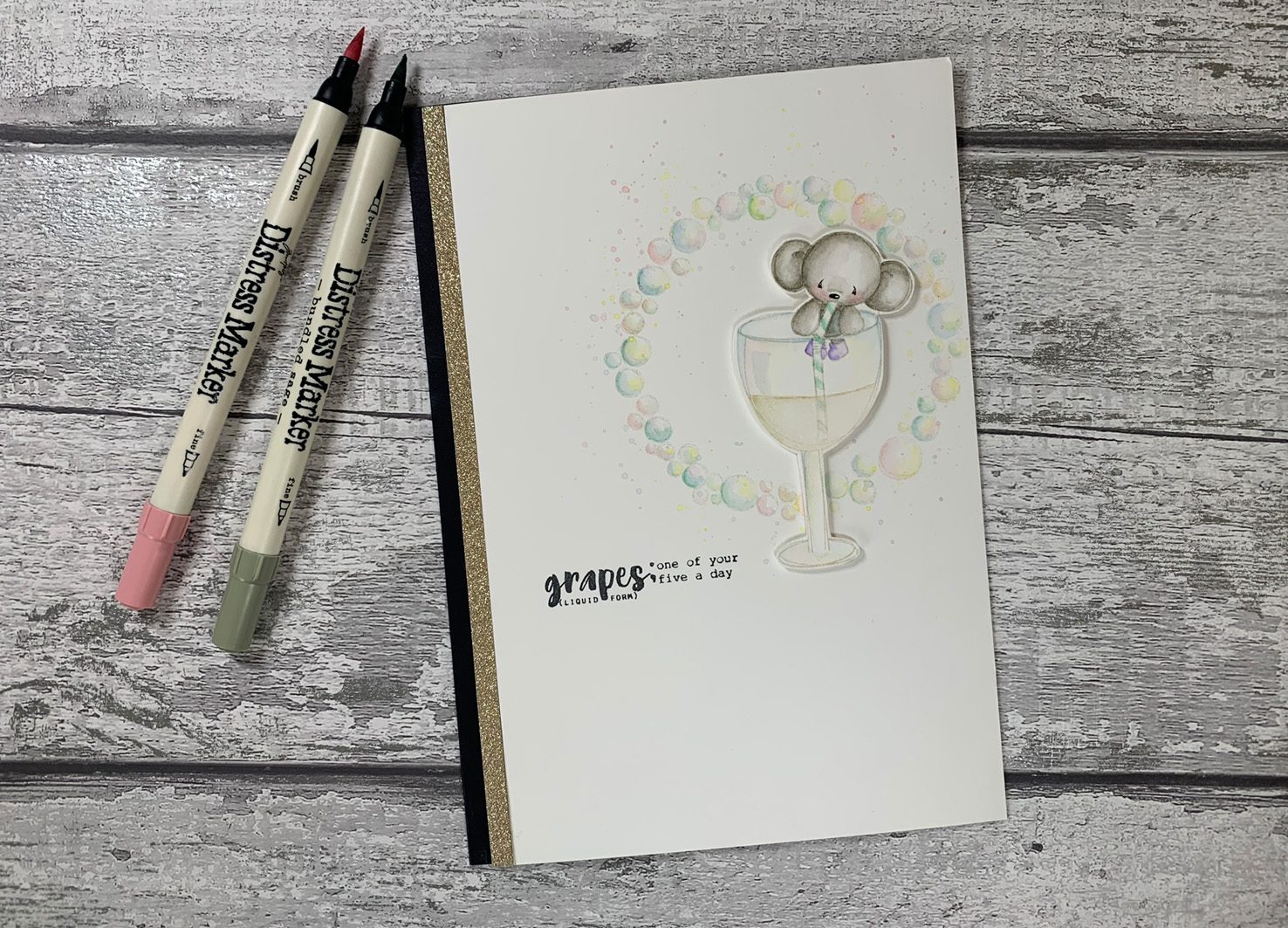 Tracey Hey "So Grapeful" A6 Stamp Set - Image 5
