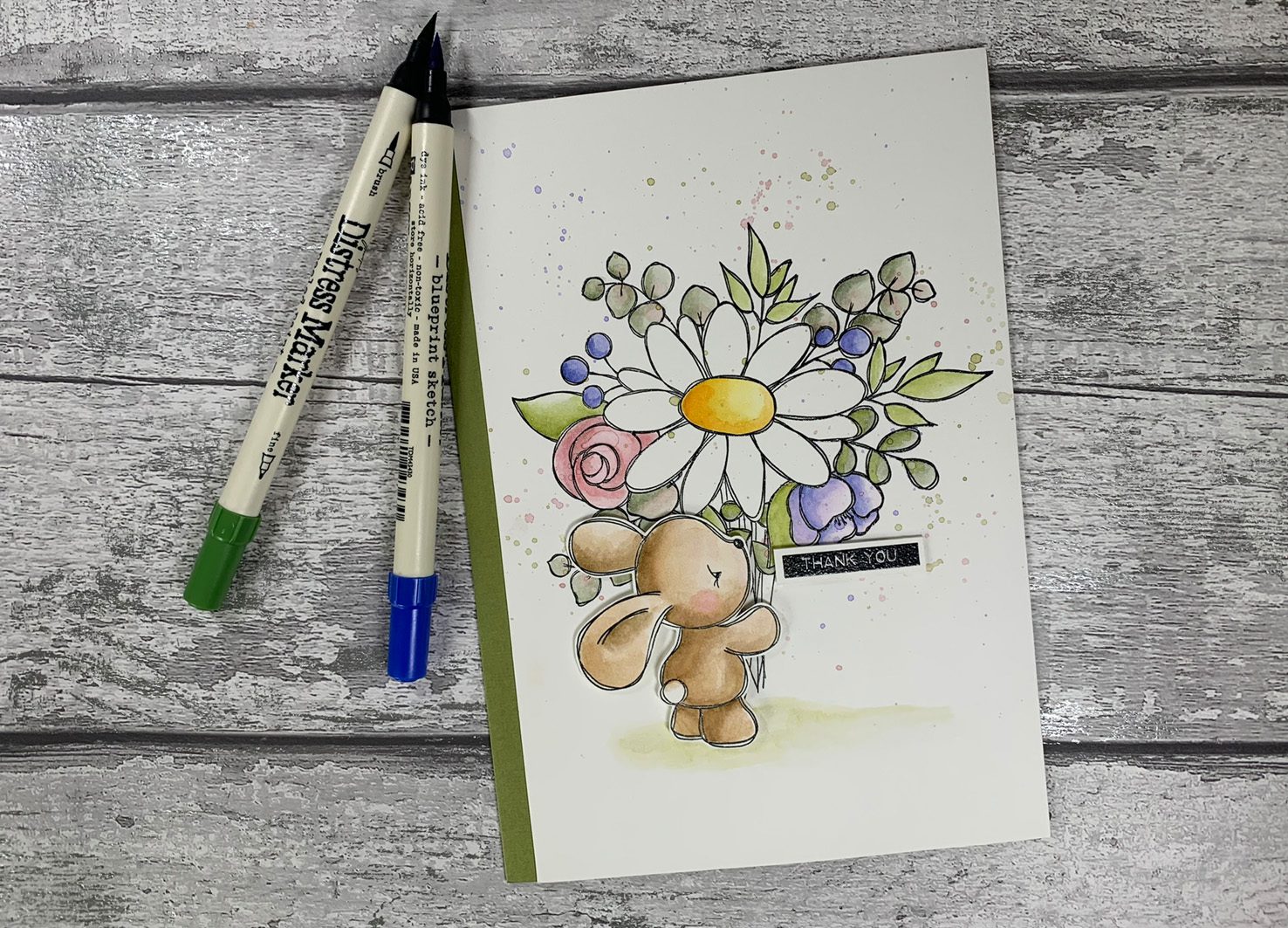 Tracey Hey "Thanks a Bunch" A5 Stamp Set - Image 5