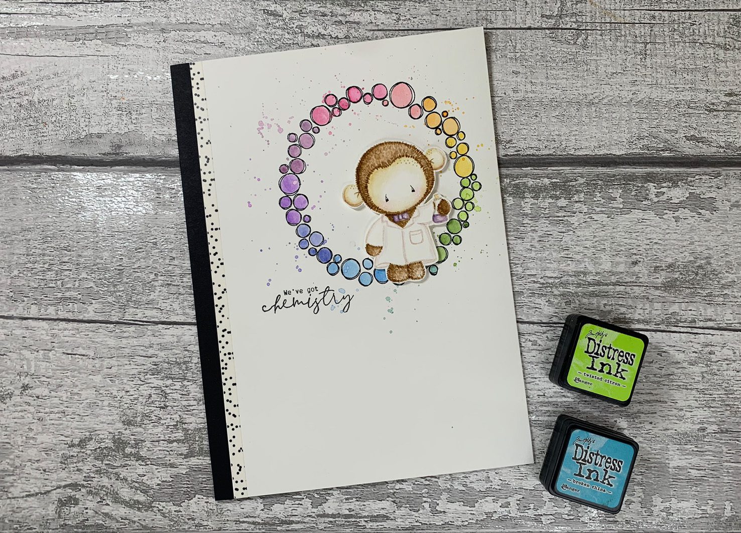 Tracey Hey "We've Got Chemistry" A5 Stamp Set - Image 3