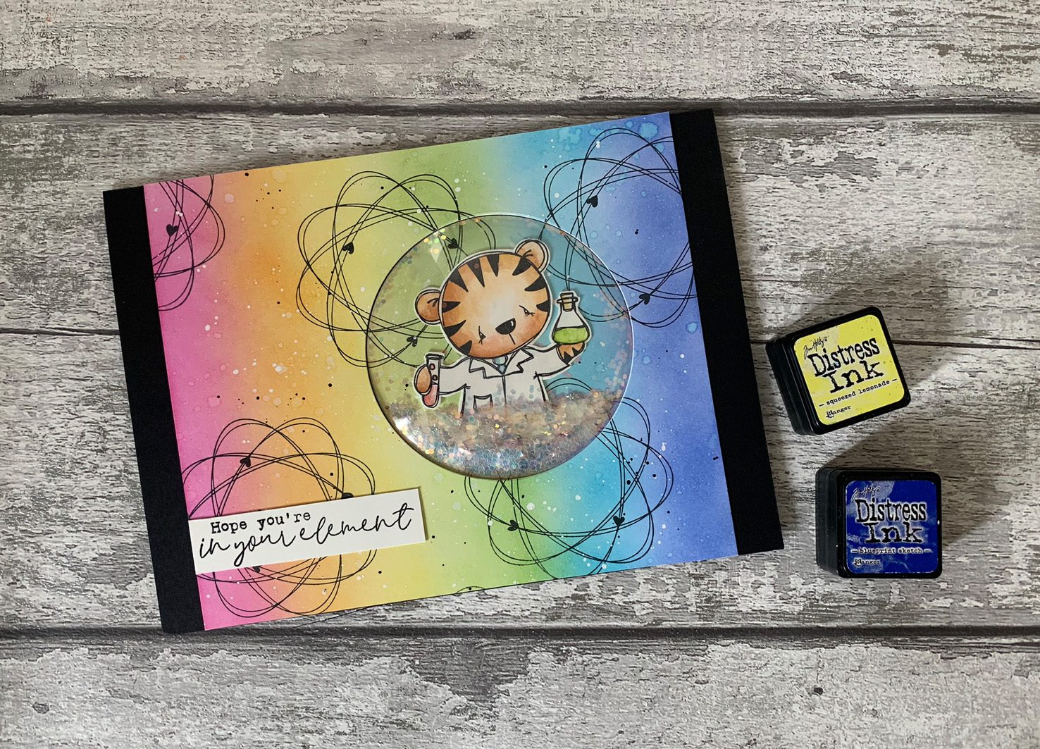 Tracey Hey "We've Got Chemistry" A5 Stamp Set - Image 4