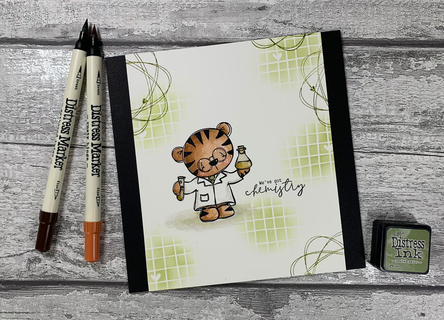 Tracey Hey "We've Got Chemistry" A5 Stamp Set - Image 5