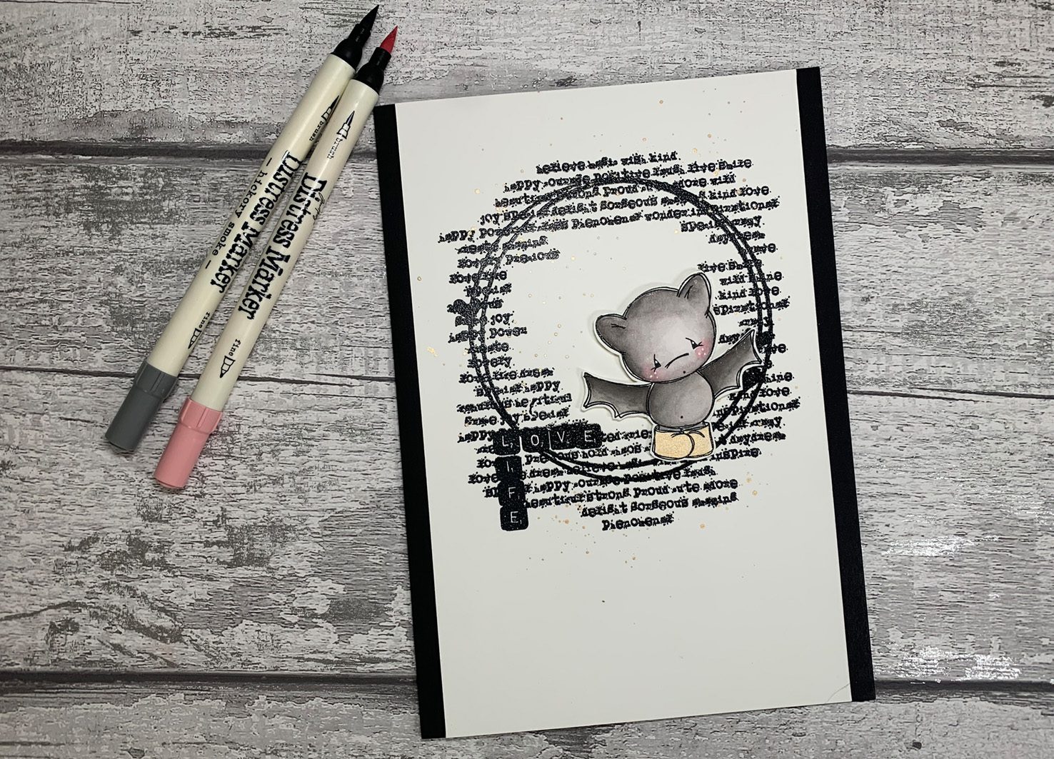Tracey Hey "Words" A5 Stamp Set - Image 4