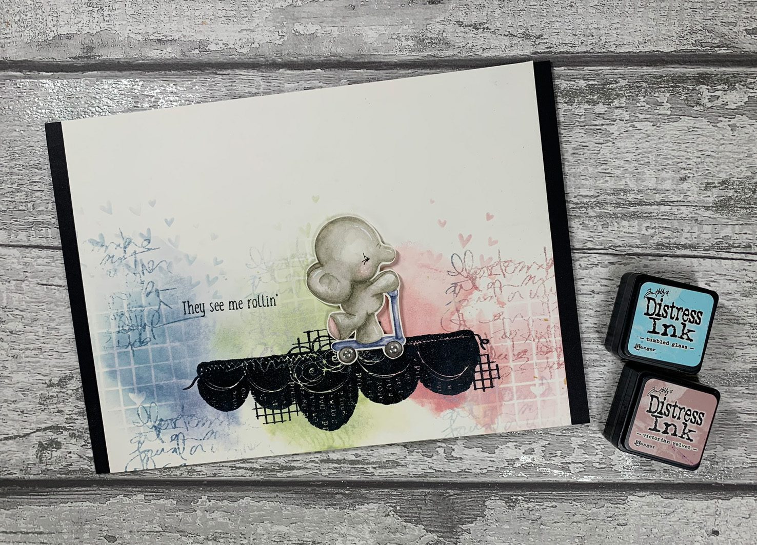 Tracey Hey "Scooter" A6 Stamp Set - Image 3
