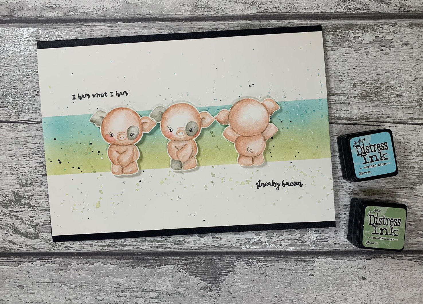 Tracey Hey "Streaky Bacon" A6 Stamp Set - Image 7