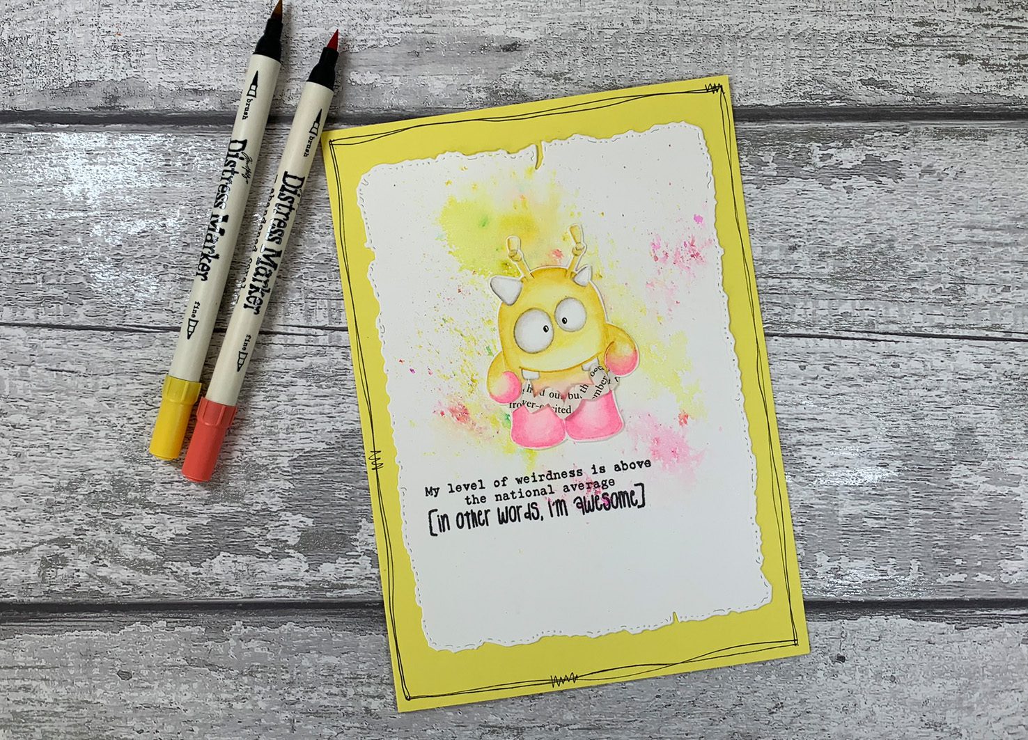 Tracey Hey "Monster Hugs" A5 Stamp Set - Image 3