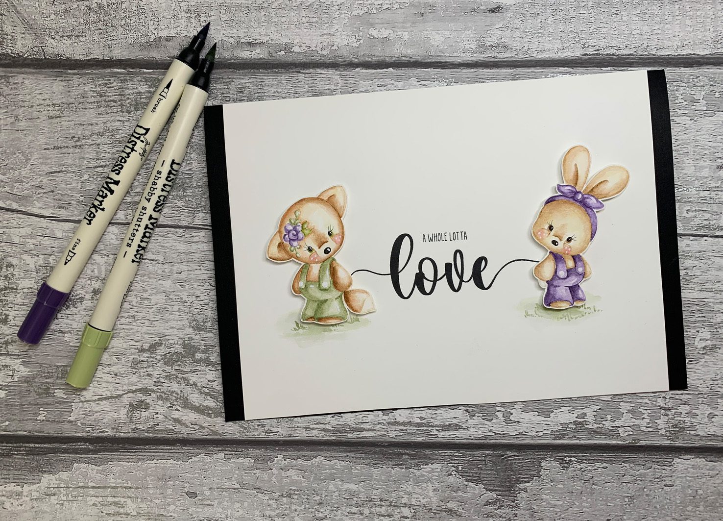 Tracey Hey "Best Love" A6 Stamp Set - Image 3