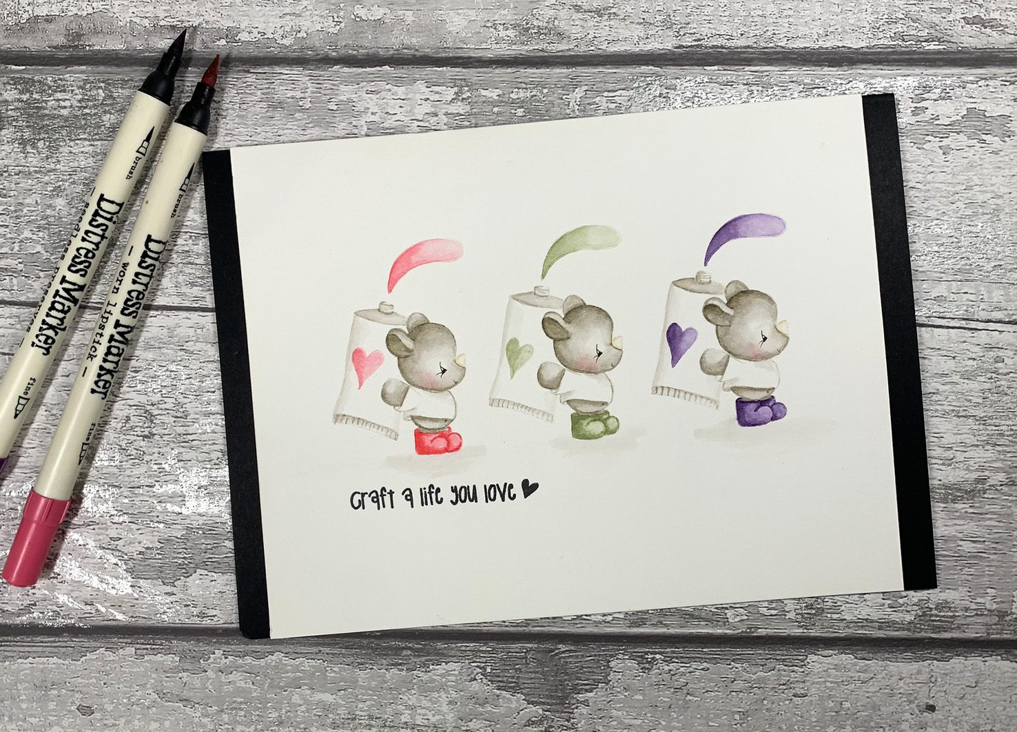 Tracey Hey "Creativity in Progress" A5 Stamp Set - Image 8