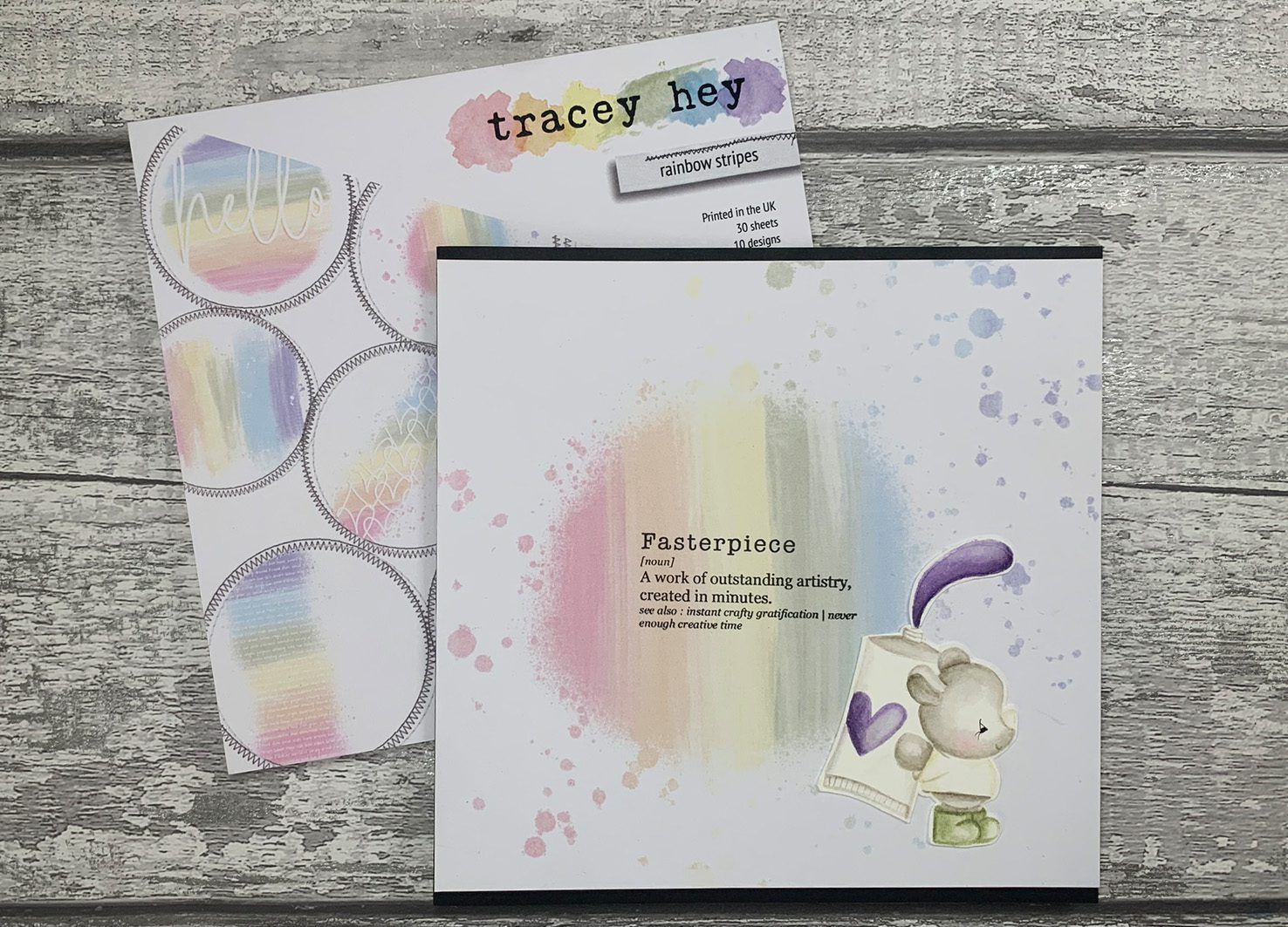 Paper Pad - Rainbow Stripes - Image 3