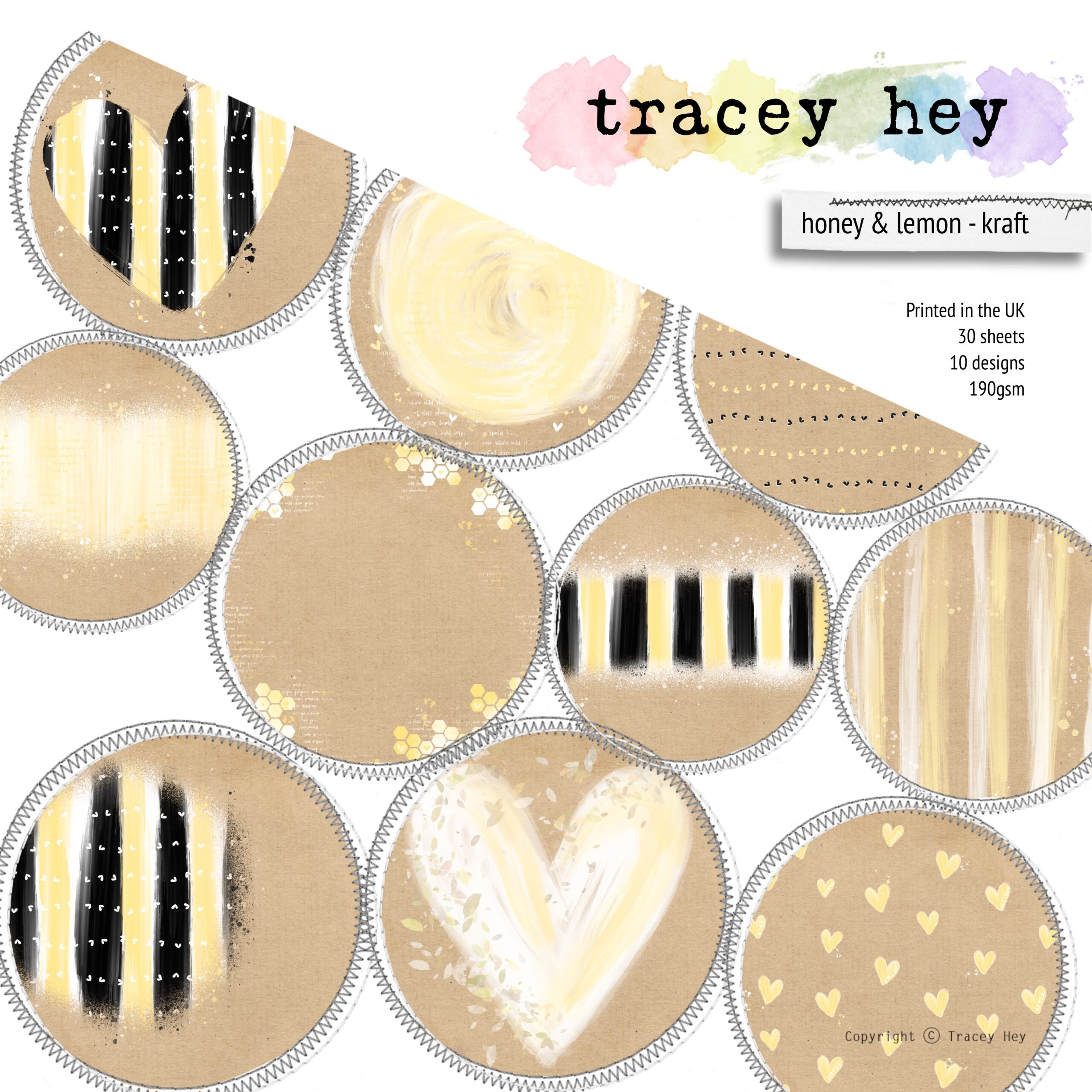 Paper Pad - Honey & Lemon - Kraft