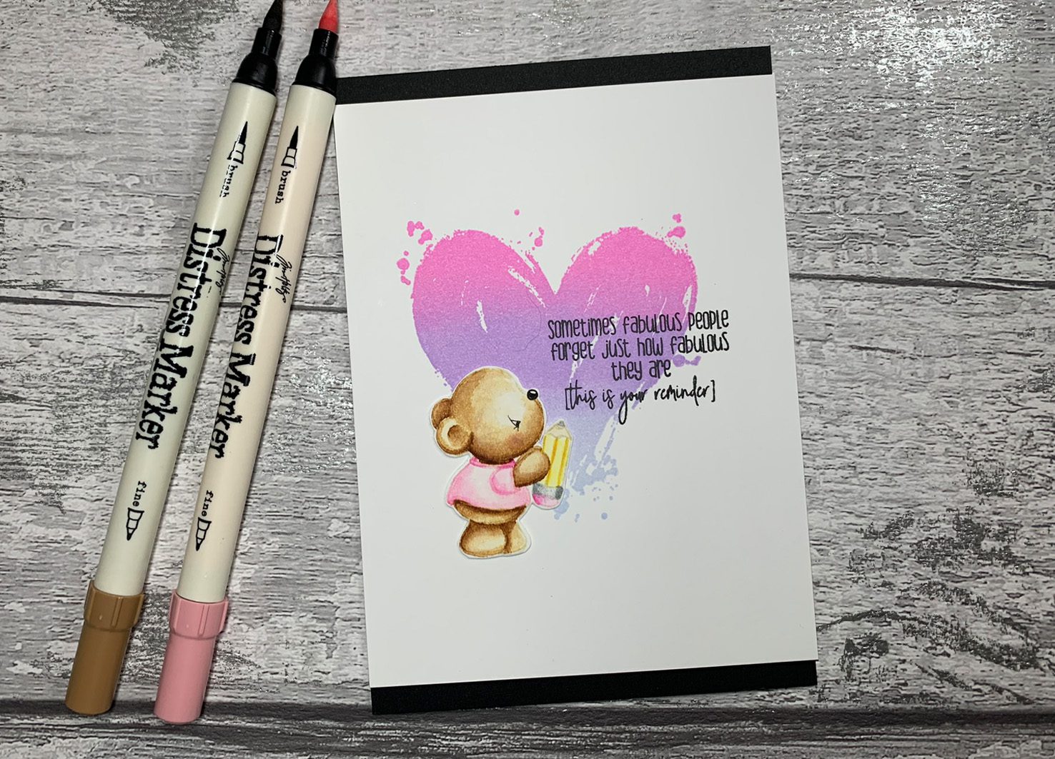 Tracey Hey "Just a Note" A5 Stamp Set - Image 4
