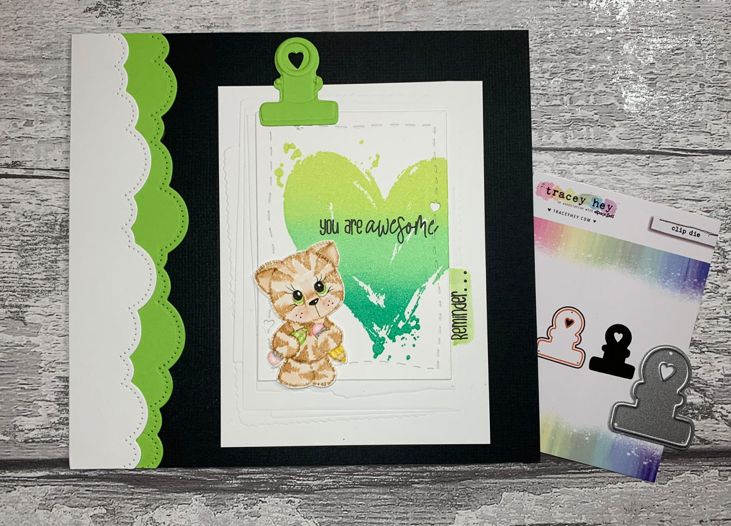 Tracey Hey "Just a Note" A5 Stamp Set - Image 6