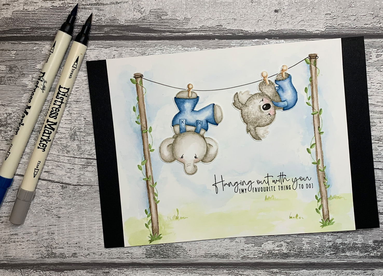 Tracey Hey "Hang in There II" A5 Stamp Set - Image 9