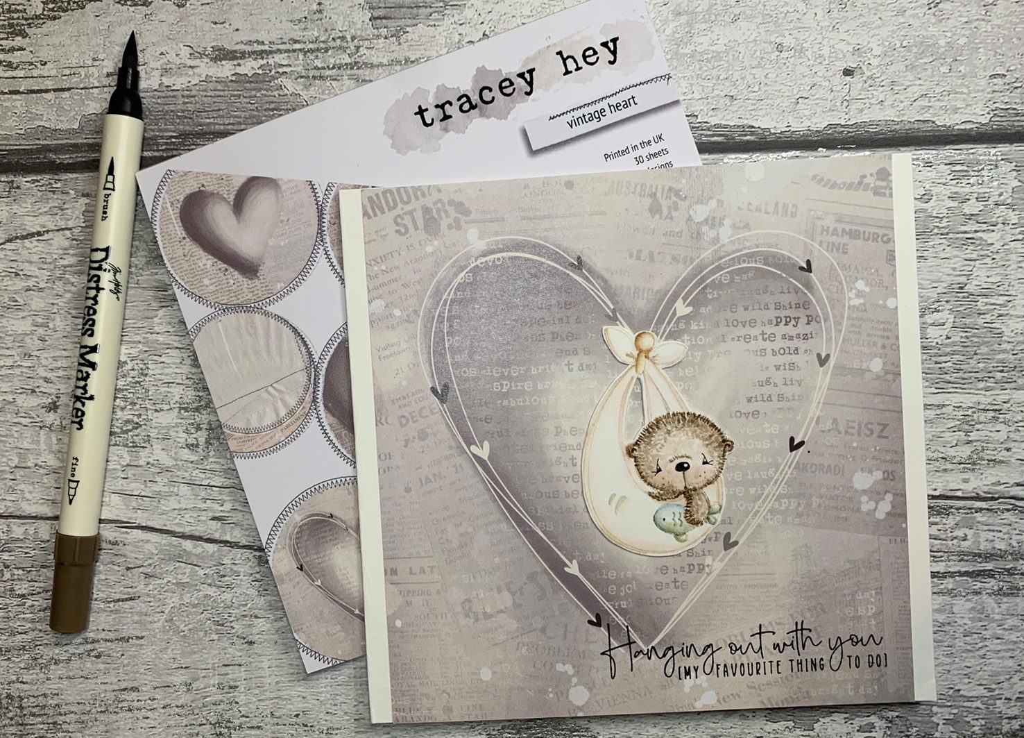 Tracey Hey "Hang in There II" A5 Stamp Set - Image 5