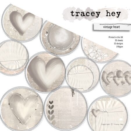 Paper Pad - Vintage Heart