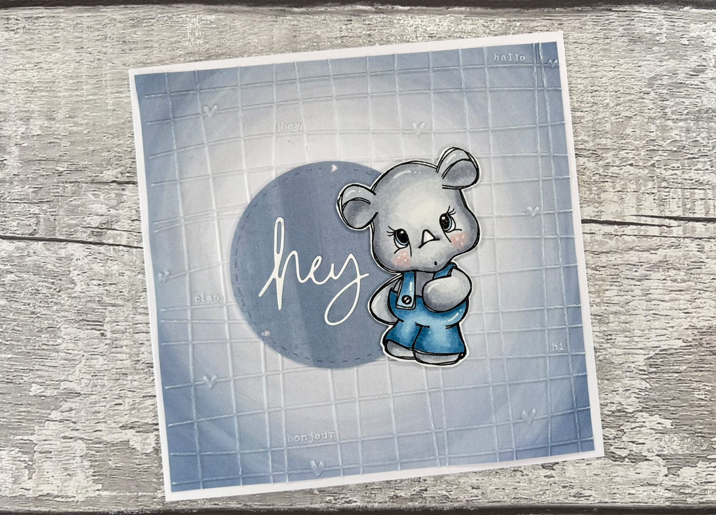 Tracey Hey "Blowing Bubbles" A5 Stamp Set - Image 3