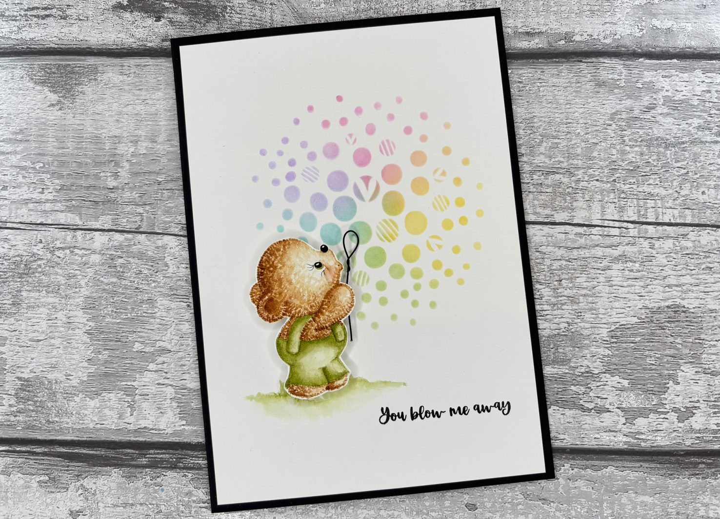 Tracey Hey "Blowing Bubbles" A5 Stamp Set - Image 8