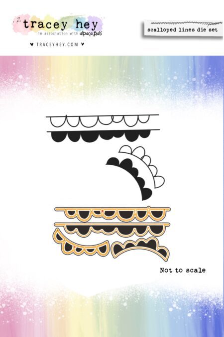 Tracey Hey "Scalloped Lines Die Set"