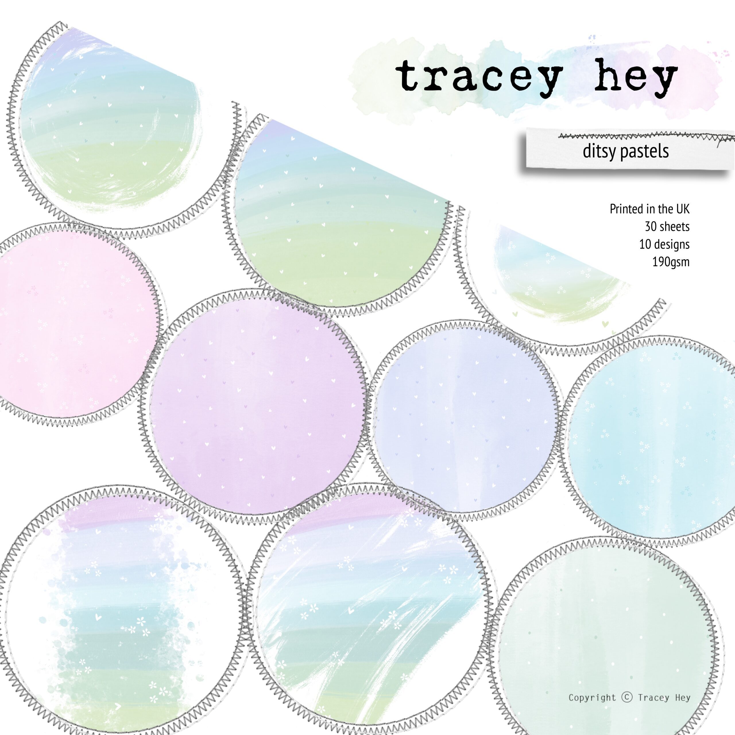 Paper Pad - Ditsy Pastels