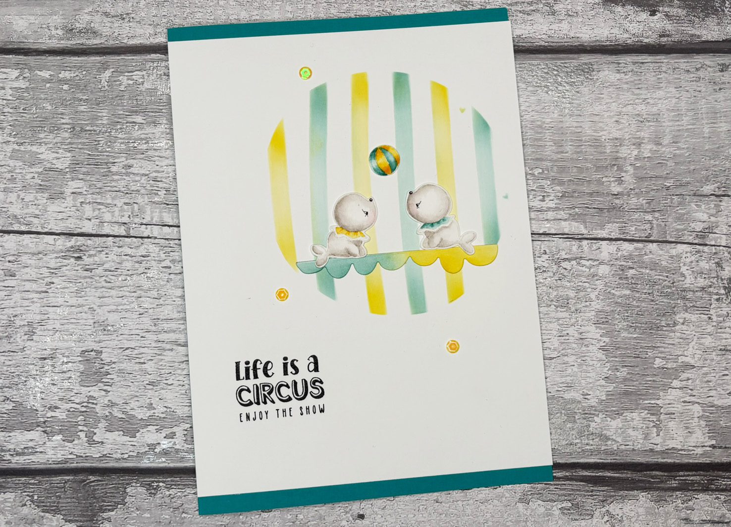 Tracey Hey "Circus" A6 Stamp Set - Image 7
