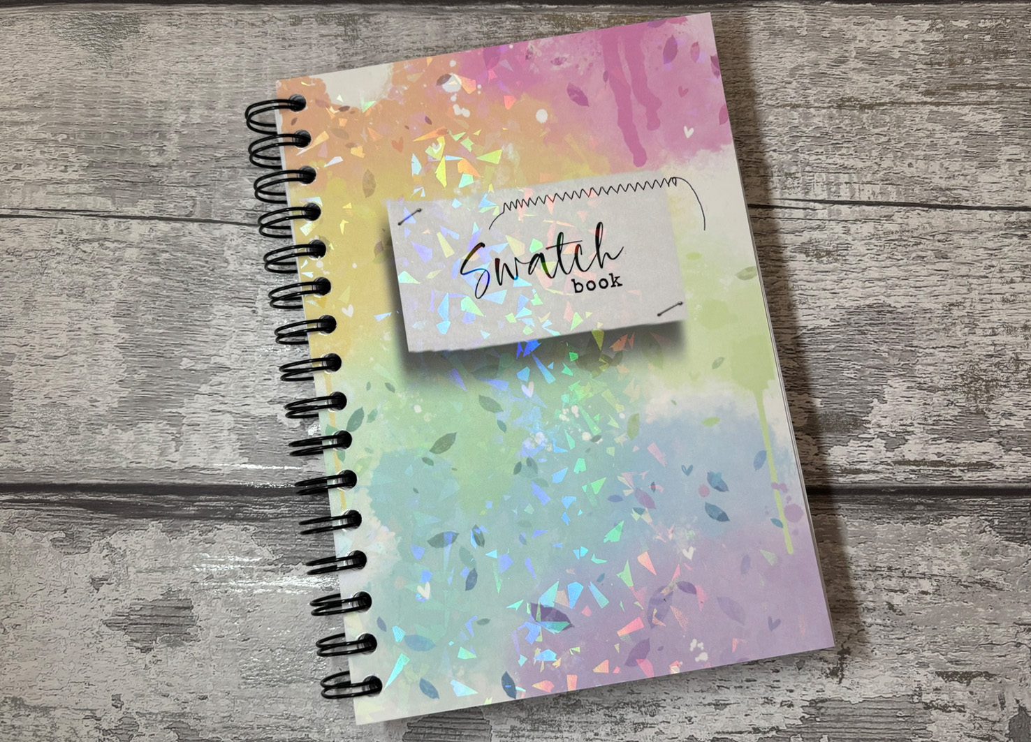 Tracey Hey - Swatch Book - "Rainbow Sparkle"