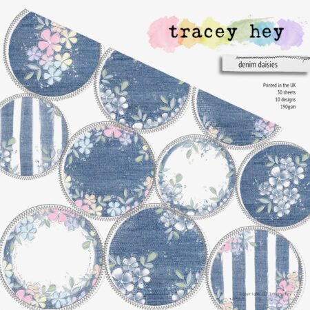Paper Pad - Denim Daisies
