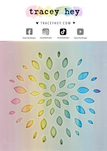 Tracey Hey "Petal Burst" Stencil
