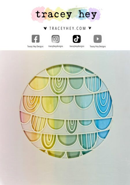 Tracey Hey "Scallops Duo" Stencil