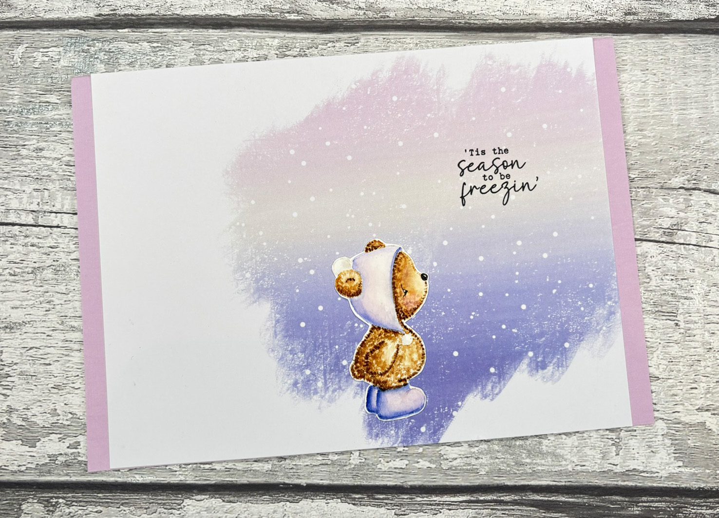 A5 Paper Pad - Snowy Skies - Image 2