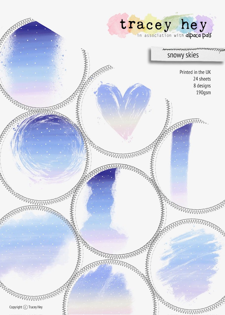 A5 Paper Pad - Snowy Skies