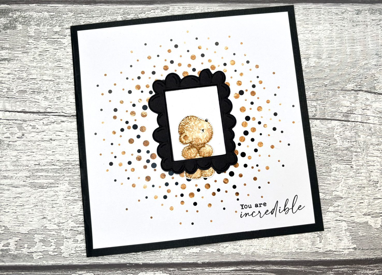 Paper Pad - Black and Gold - Image 2