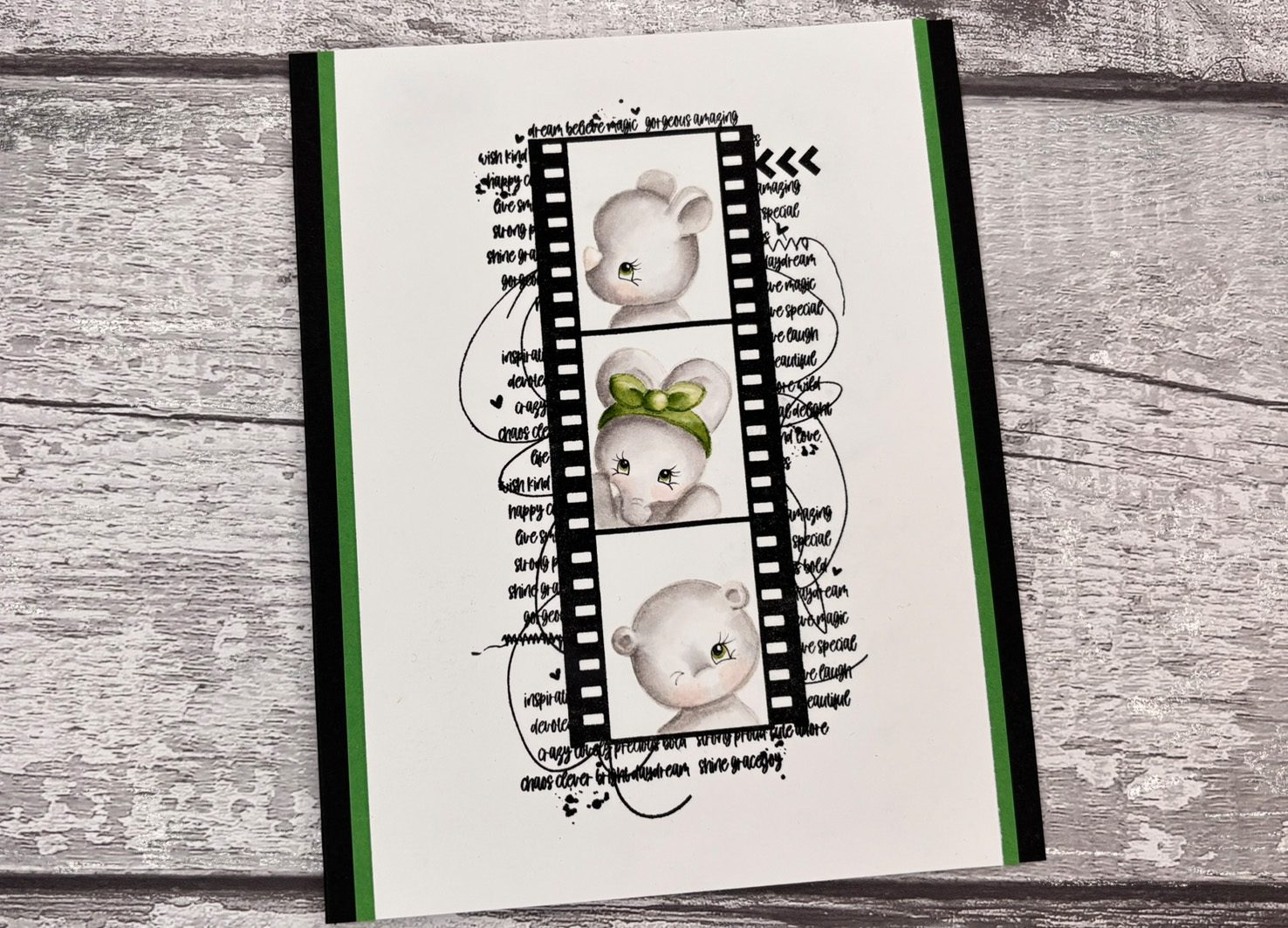 Tracey Hey "Capture the Crazy II" A5 Stamp Set - Image 5