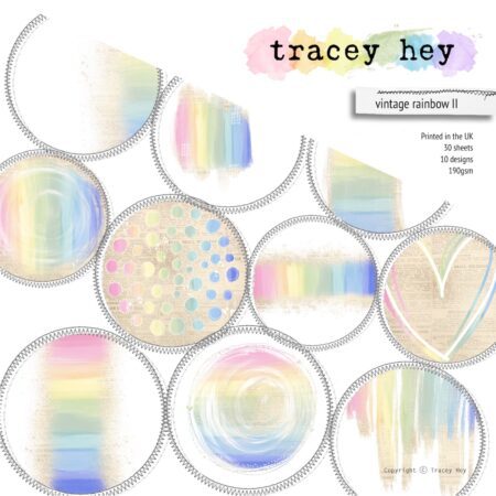 Paper Pad - Vintage Rainbow II