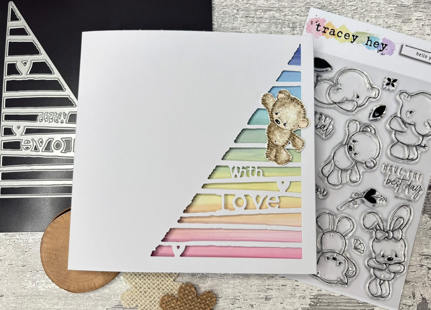 Tracey Hey "Cutout Corners Festive Die Set" - Image 2