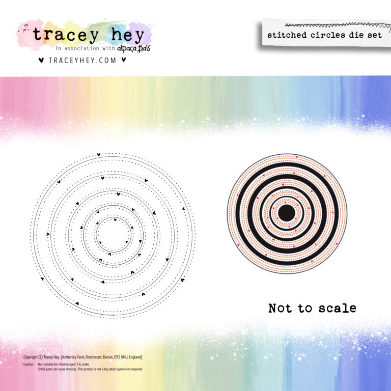 Tracey Hey "Stitched Circles Die Set"