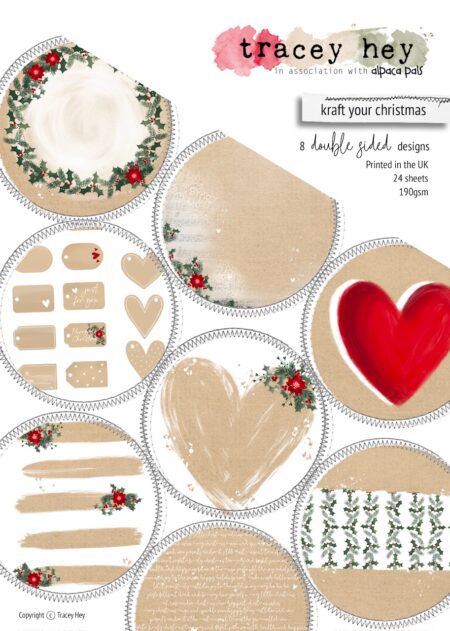 A5 Paper Pad, Double Sided - Kraft Your Christmas