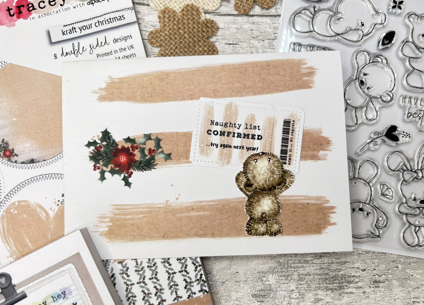 A5 Paper Pad, Double Sided - Kraft Your Christmas - Image 4
